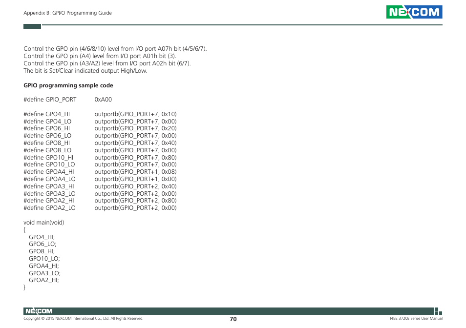 NEXCOM NISE 3720E User Manual | Page 84 / 85
