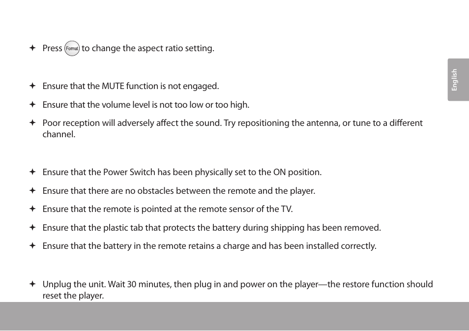 COBY electronic TFTV791 User Manual | Page 33 / 100