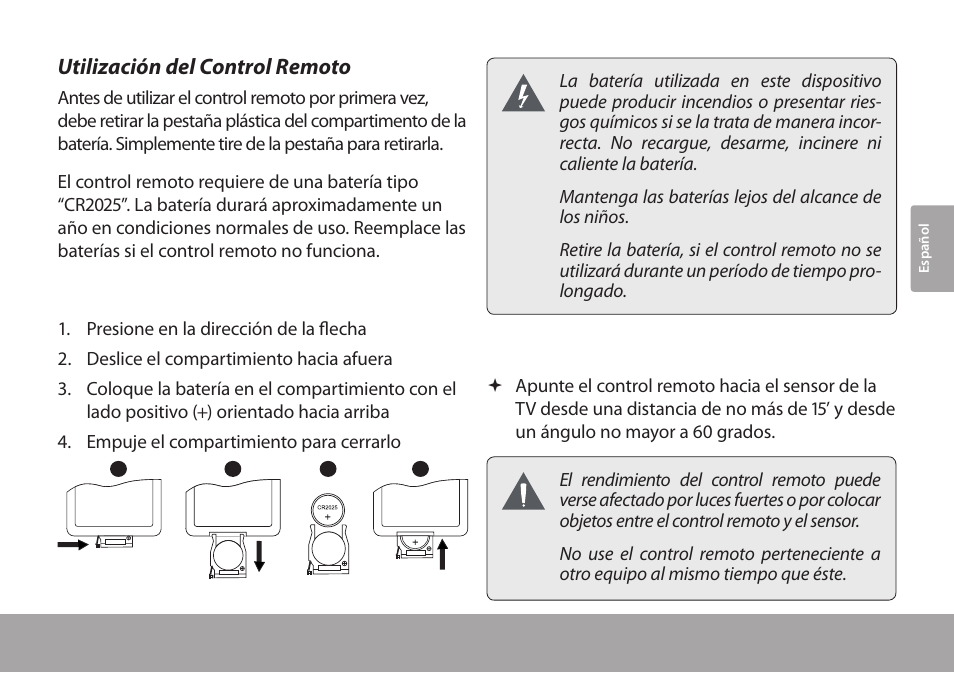 Utilización del control remoto | COBY electronic TFTV791 User Manual | Page 43 / 100