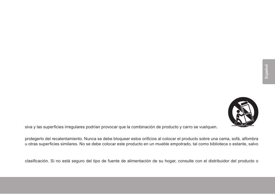 Instrucciones de seguridad importantes | COBY electronic TFTV791 User Manual | Page 61 / 100