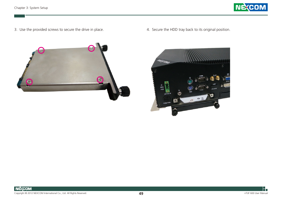 NEXCOM nTUF 600 User Manual | Page 63 / 100