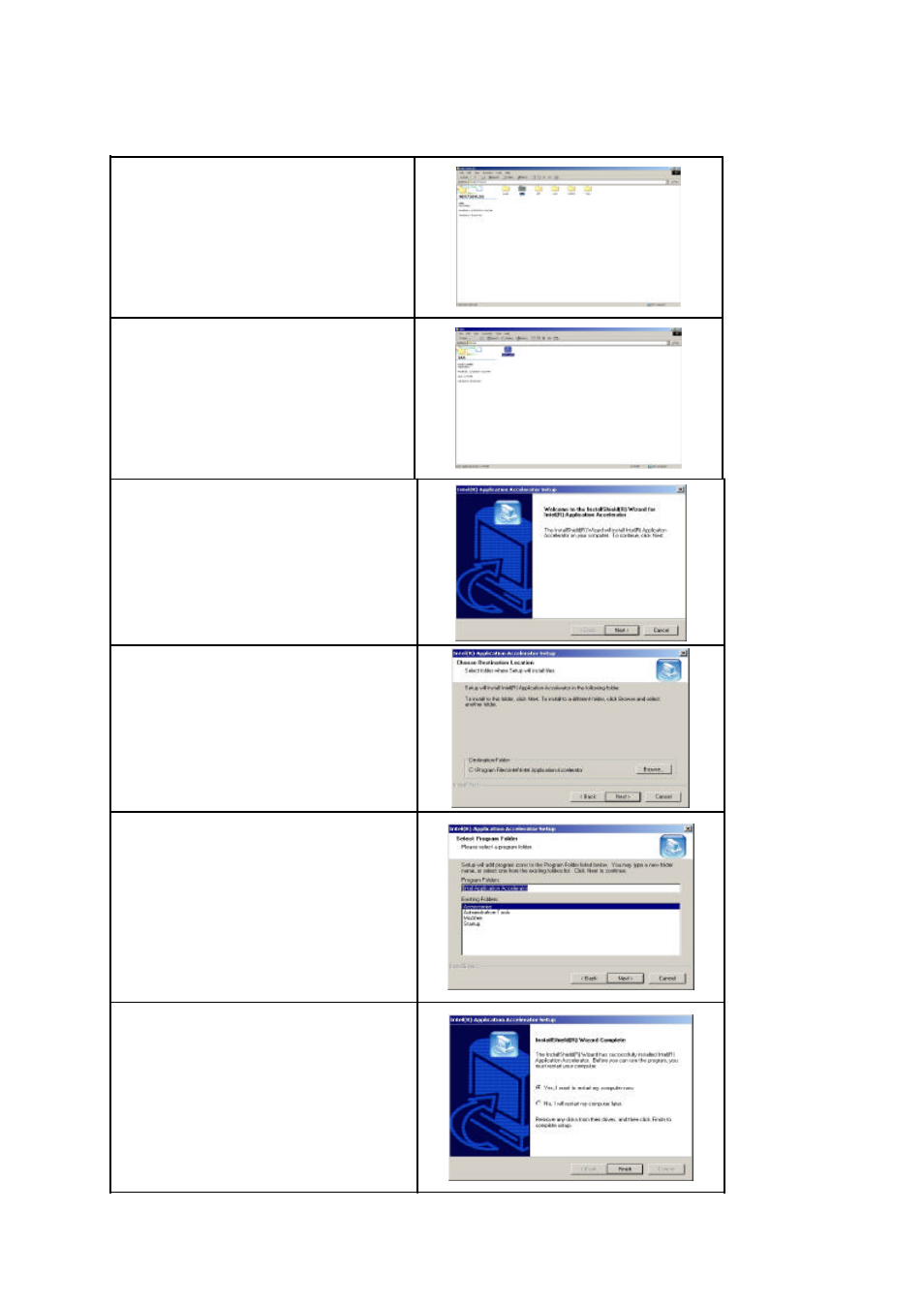 4 installing intel application accelerator | NEXCOM NEX 716VL2G User Manual | Page 56 / 71