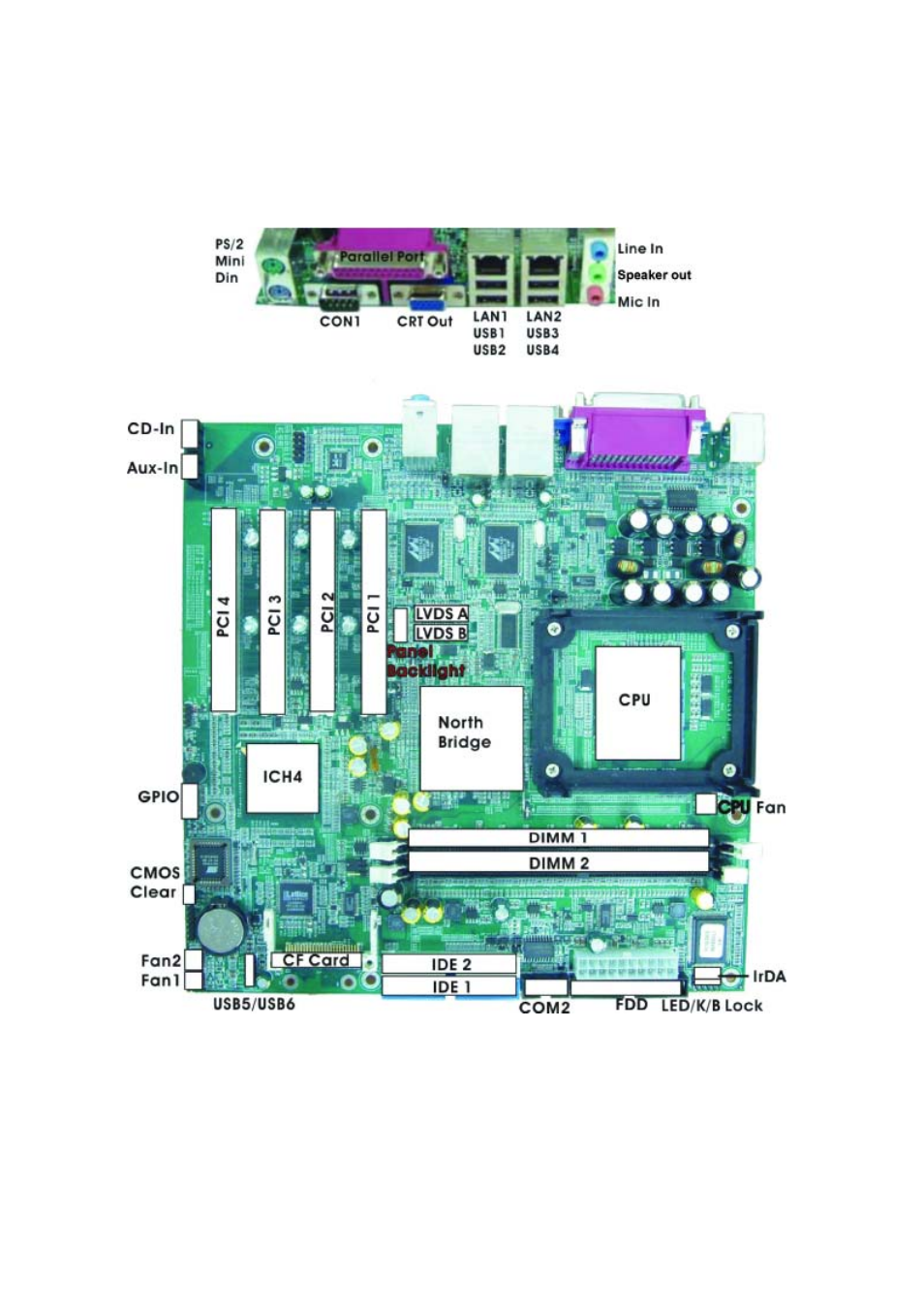 4 board layout | NEXCOM NEX 852VL2 User Manual | Page 12 / 62