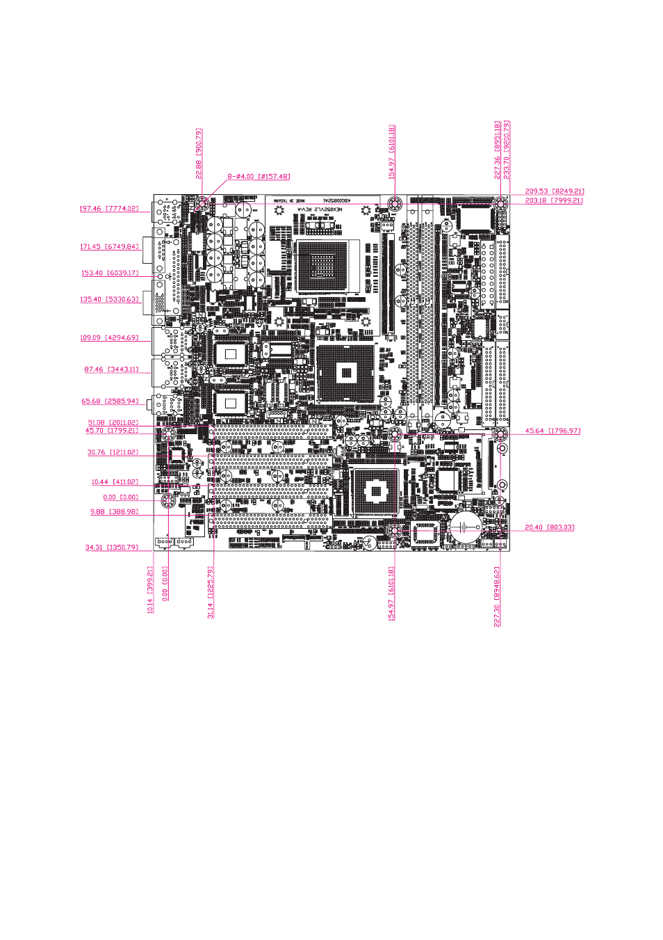 5 board dimensions | NEXCOM NEX 852VL2 User Manual | Page 13 / 62