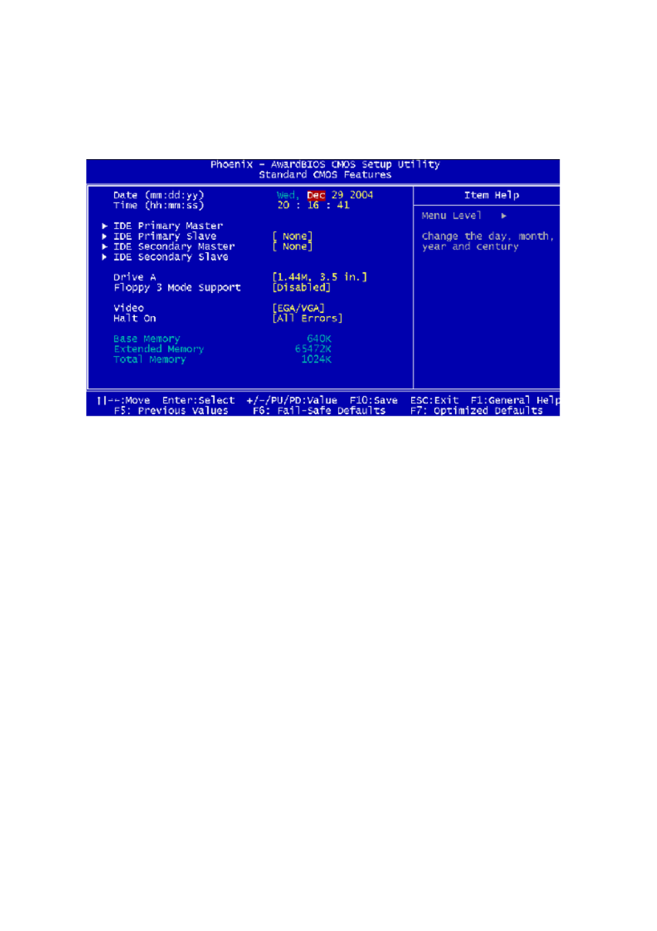 7 standard cmos features | NEXCOM NEX 852VL2 User Manual | Page 41 / 62