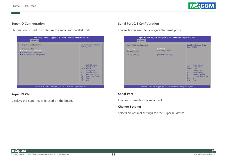 NEXCOM NEX 880 User Manual | Page 46 / 58