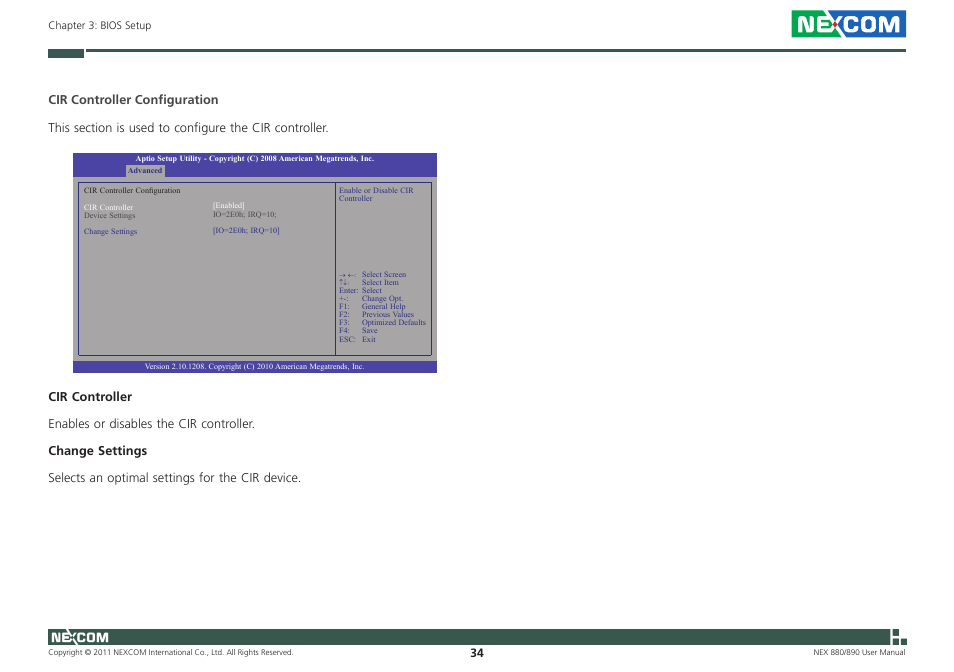NEXCOM NEX 880 User Manual | Page 47 / 58