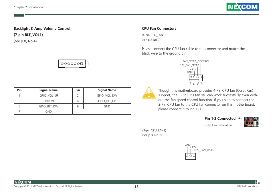 NEXCOM NEX 883 User Manual | Page 24 / 53