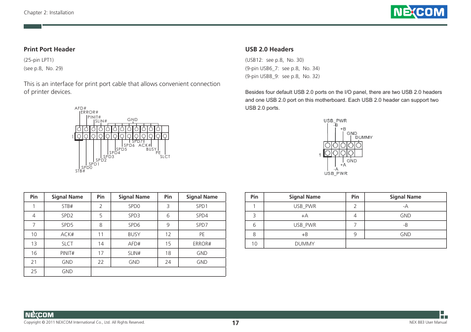 NEXCOM NEX 883 User Manual | Page 28 / 53