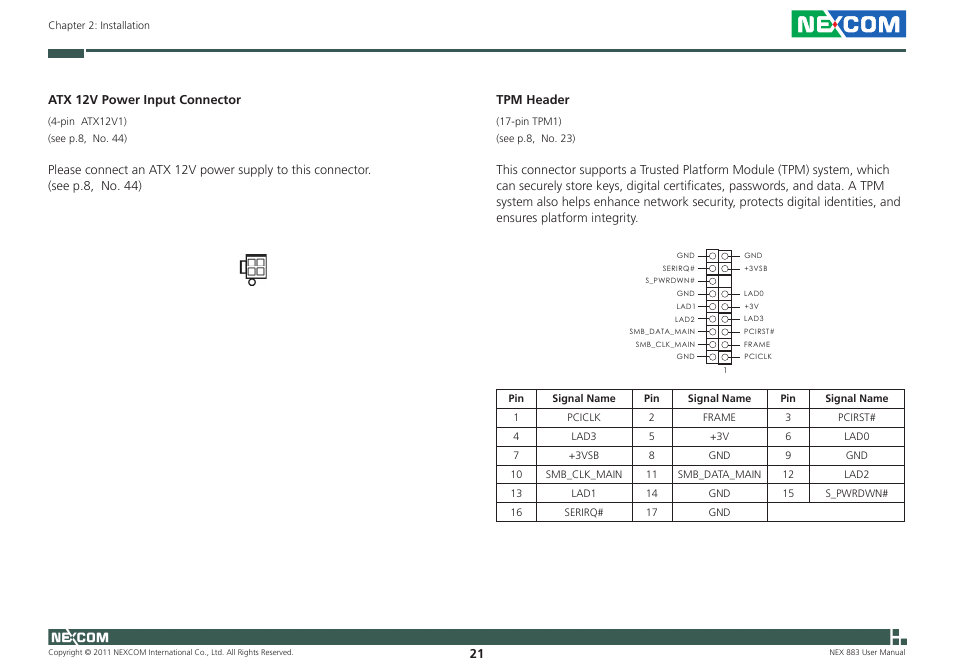 NEXCOM NEX 883 User Manual | Page 32 / 53