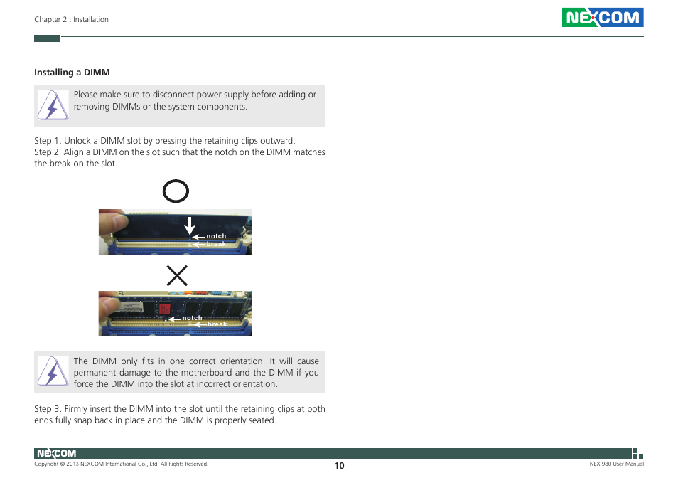 NEXCOM NEX 980 User Manual | Page 21 / 52