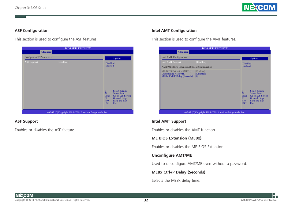 NEXCOM PEAK 876VL2 User Manual | Page 45 / 64