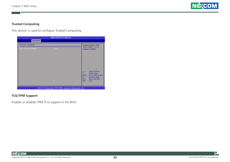 NEXCOM PEAK 876VL2 User Manual | Page 47 / 64