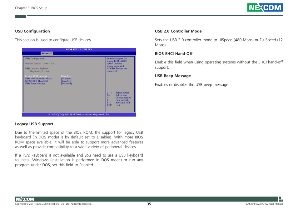 NEXCOM PEAK 876VL2 User Manual | Page 48 / 64