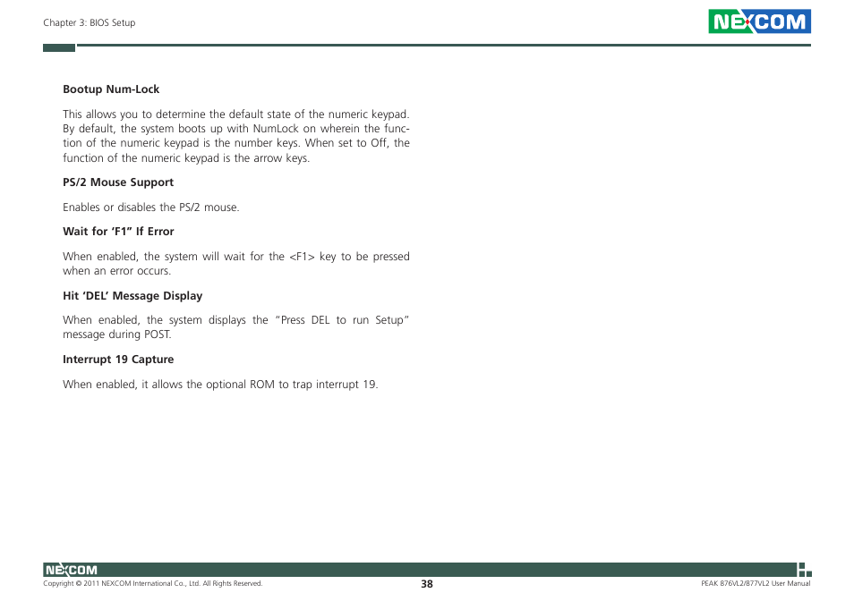 NEXCOM PEAK 876VL2 User Manual | Page 51 / 64