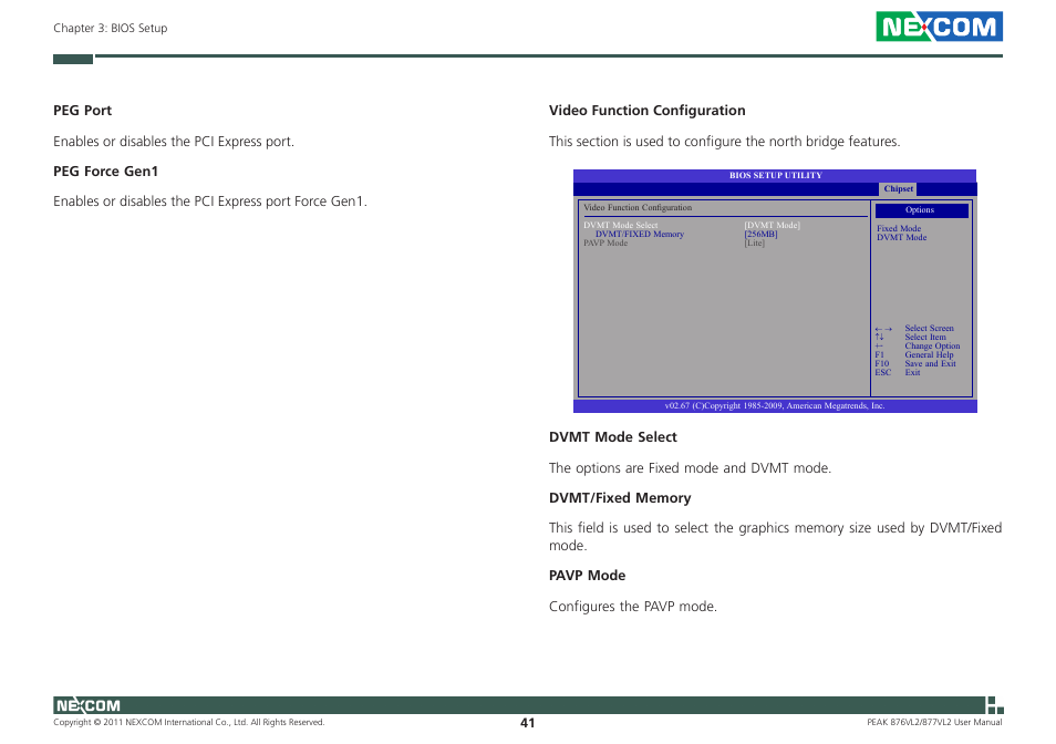 NEXCOM PEAK 876VL2 User Manual | Page 54 / 64