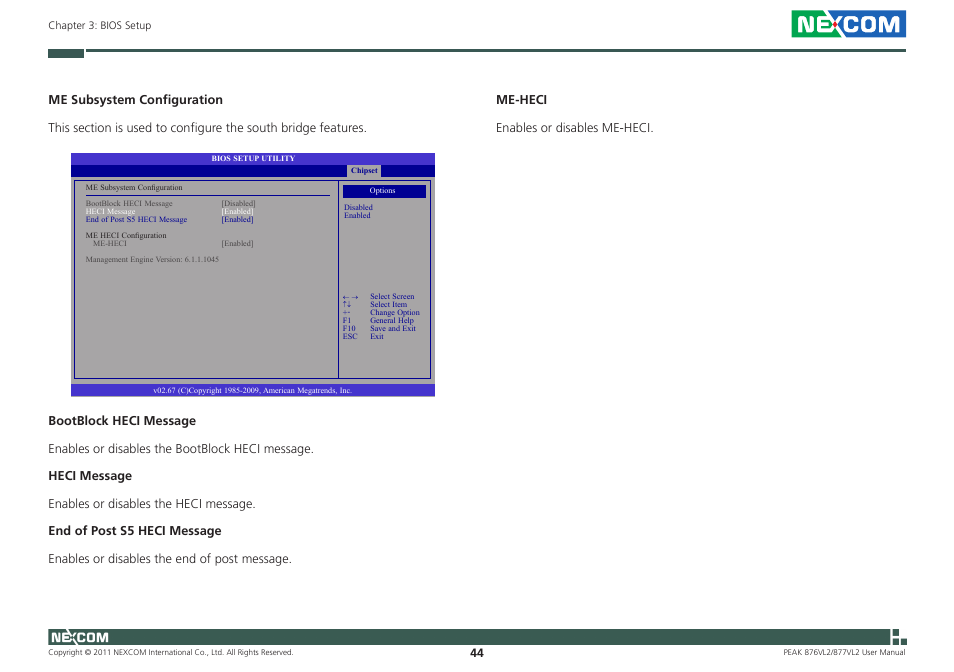 NEXCOM PEAK 876VL2 User Manual | Page 57 / 64
