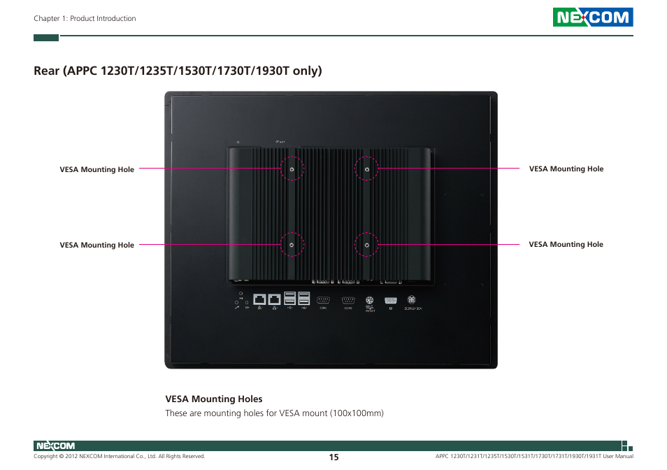 NEXCOM APPC 1230T User Manual | Page 31 / 130