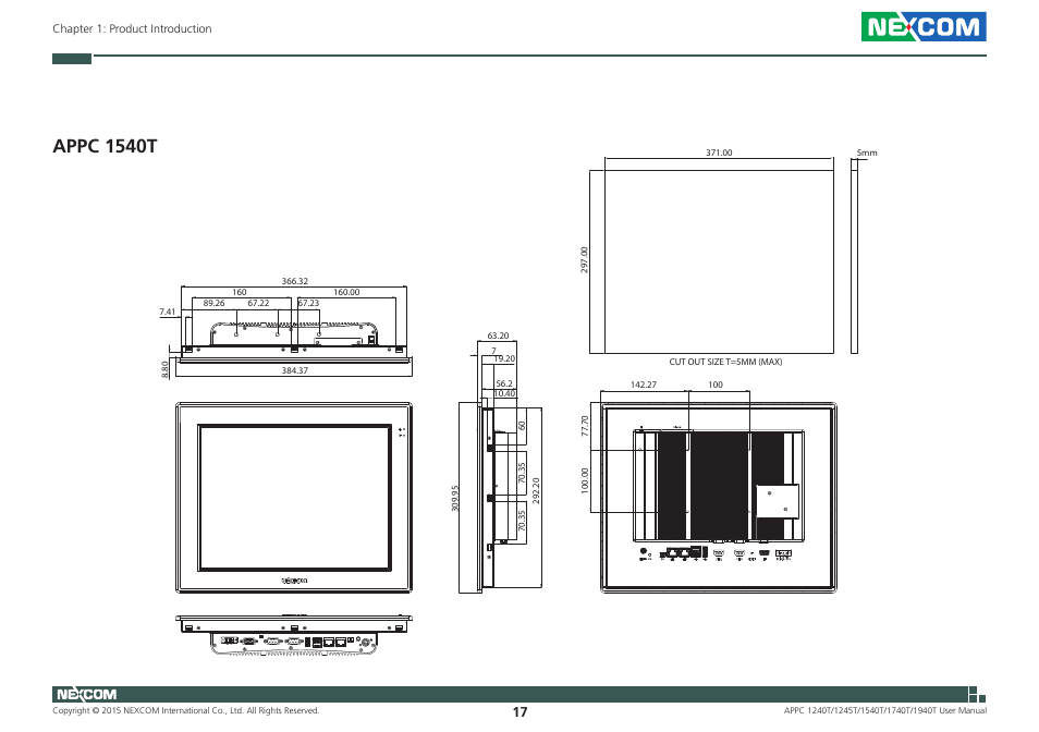 Appc 1540t | NEXCOM APPC 1240T User Manual | Page 33 / 116