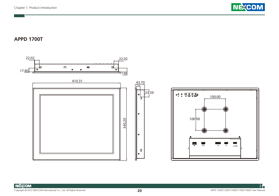 Appd 1700t | NEXCOM APPD 1200T User Manual | Page 35 / 67