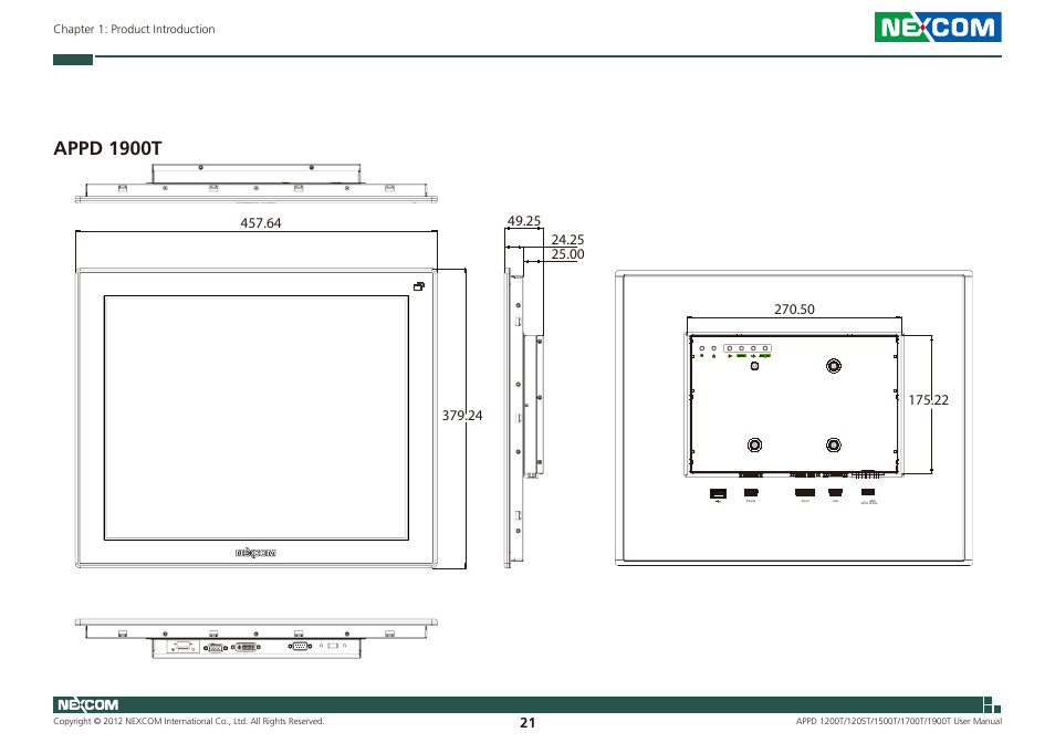 Appd 1900t | NEXCOM APPD 1200T User Manual | Page 36 / 67