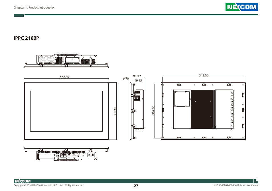 Ippc 2160p | NEXCOM IPPC 1560T User Manual | Page 44 / 135