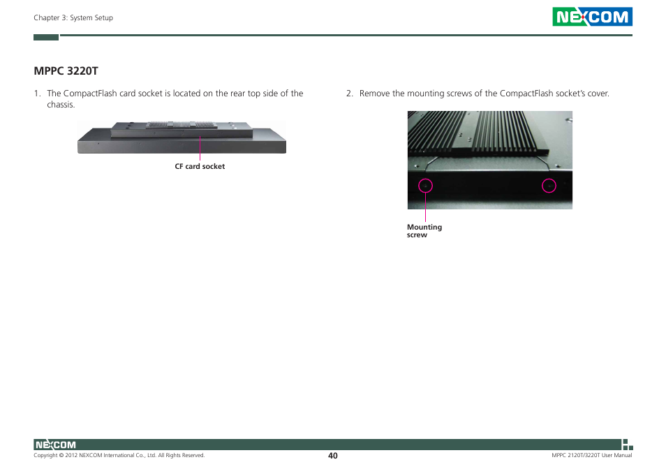 Mppc 3220t | NEXCOM MPPC 2120T User Manual | Page 56 / 113