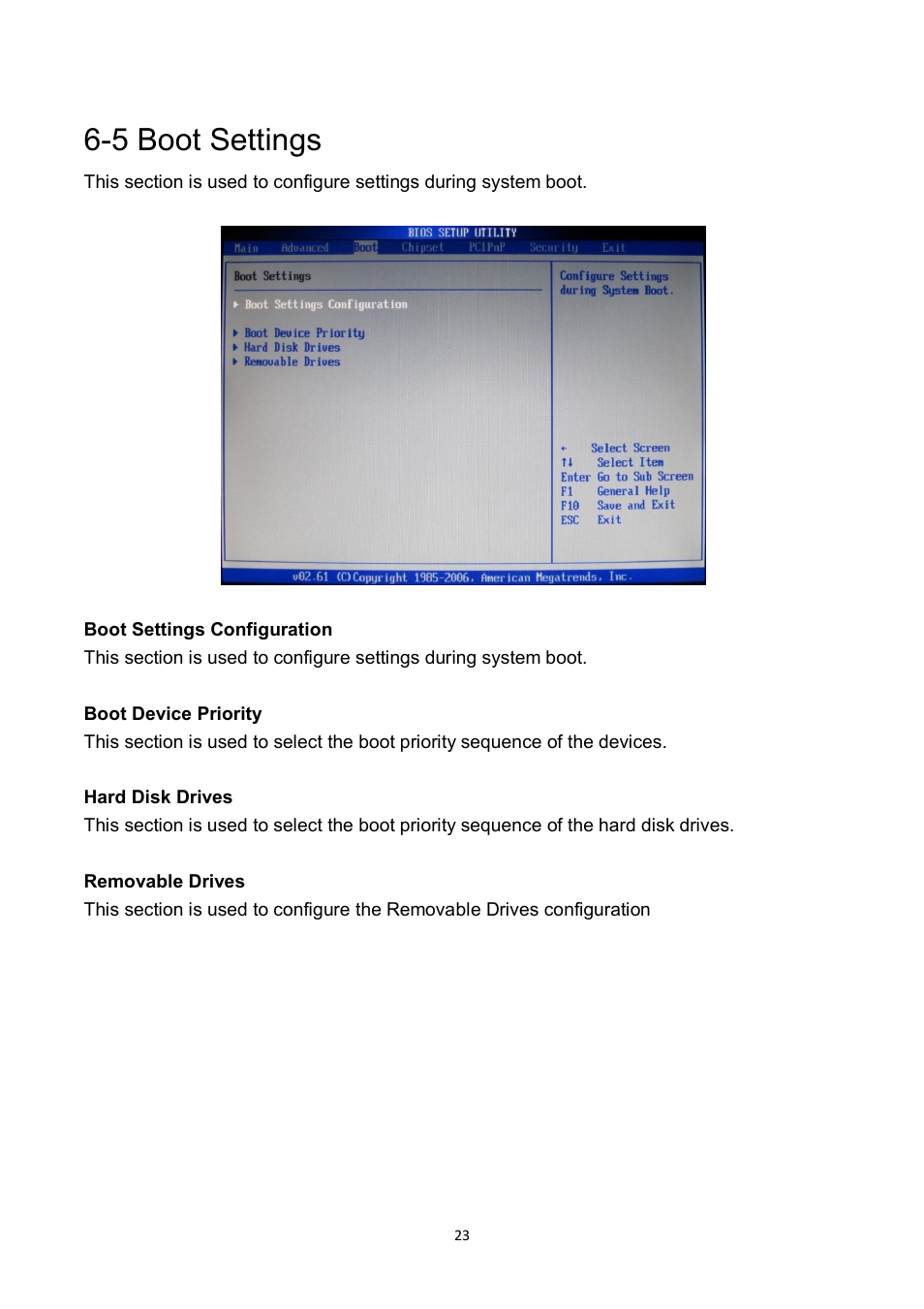 5 boot settings | NEXCOM NPT 1550 User Manual | Page 30 / 41