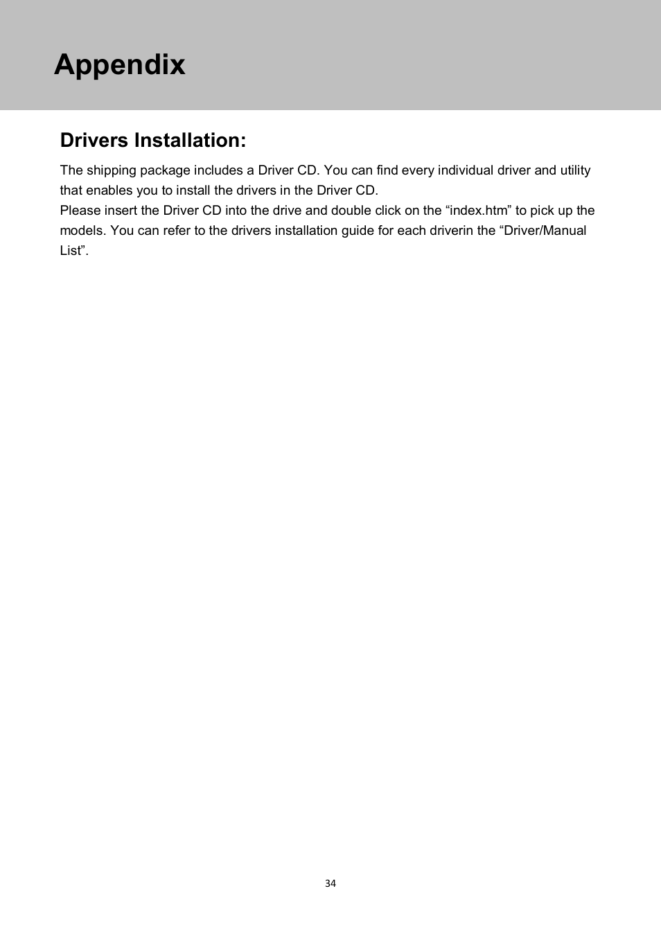 Appendix, Drivers installation | NEXCOM NPT 1550 User Manual | Page 41 / 41