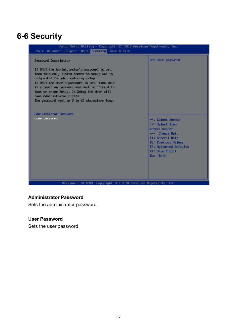 6 security | NEXCOM NPT 5850 User Manual | Page 43 / 45