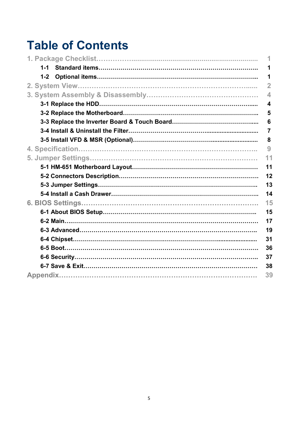 NEXCOM NPT 5850 User Manual | Page 6 / 45