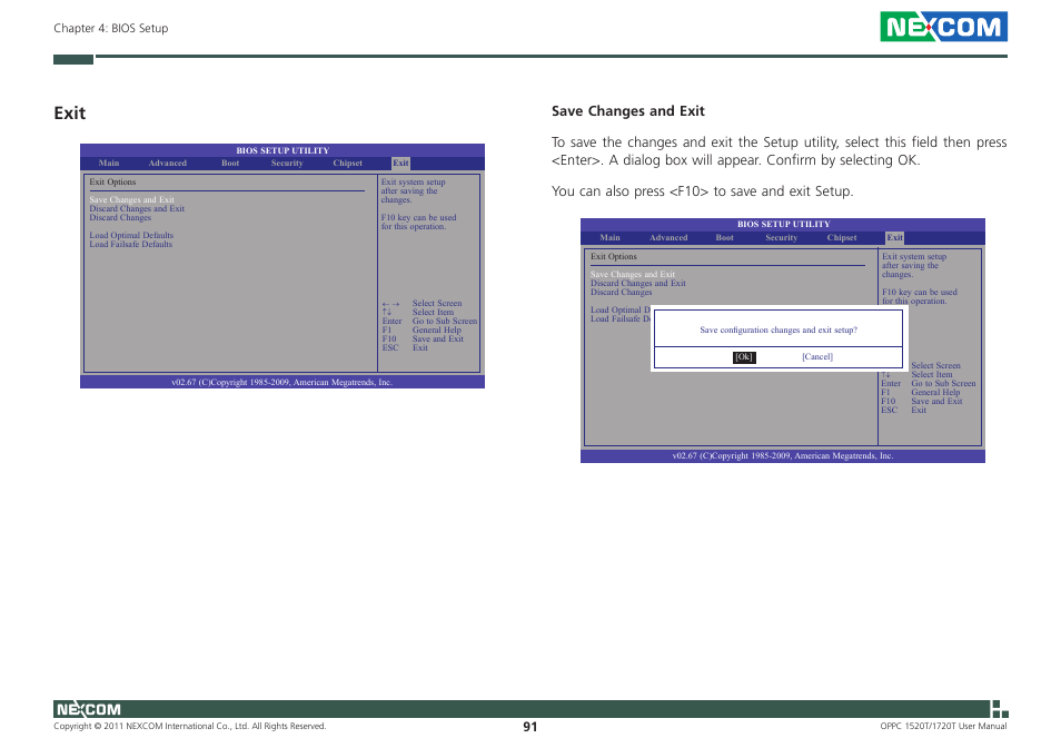 Exit | NEXCOM OPPC 1520T User Manual | Page 106 / 110