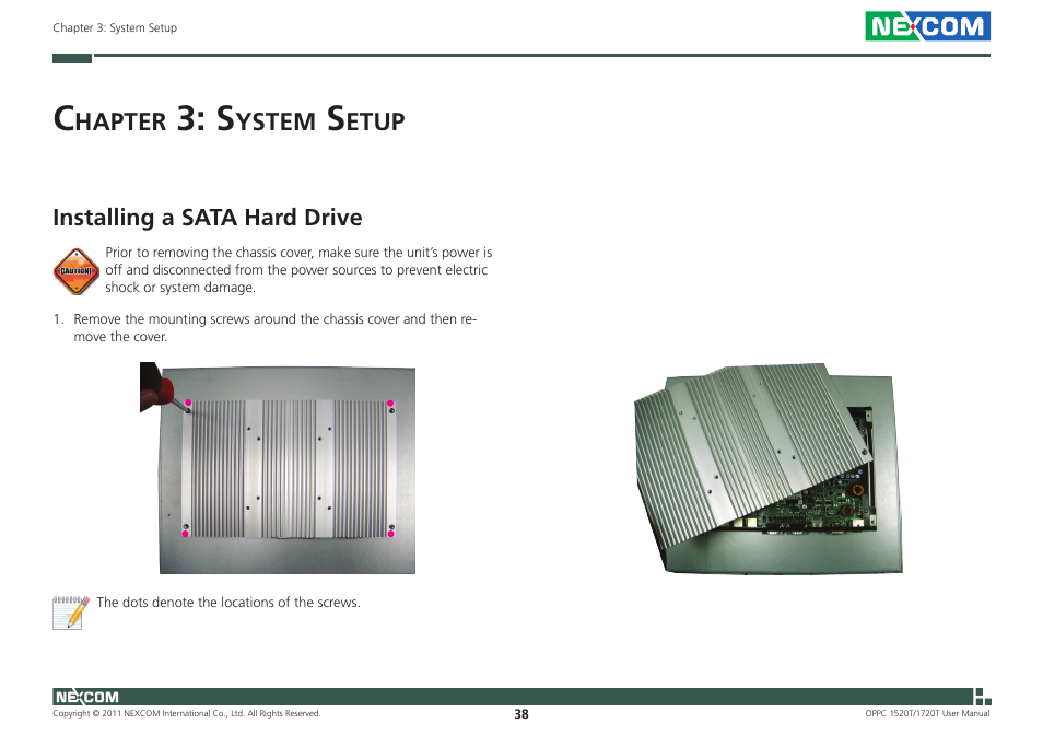 Hapter, Ystem, Etup | NEXCOM OPPC 1520T User Manual | Page 53 / 110