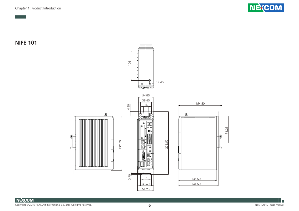 Nife 101 | NEXCOM NIFE 100 User Manual | Page 20 / 80