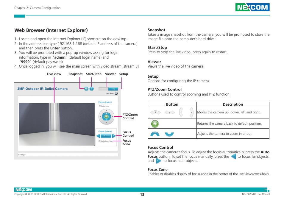 Web browser (internet explorer) | NEXCOM NCr-302-VHR User Manual | Page 23 / 66