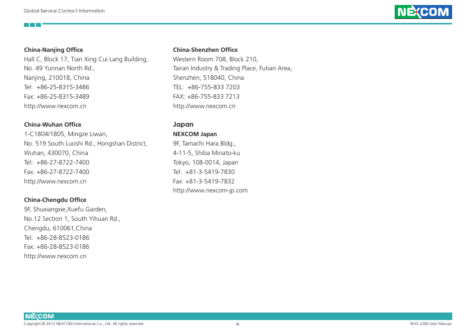 NEXCOM NViS 2280 User Manual | Page 11 / 98