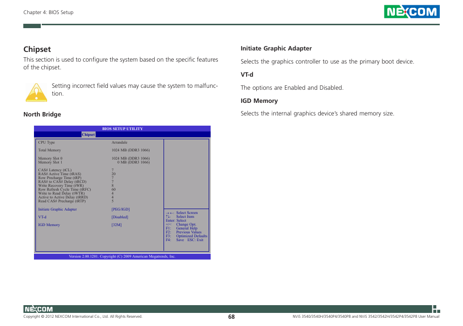 Chipset | NEXCOM NViS 3542 User Manual | Page 105 / 159