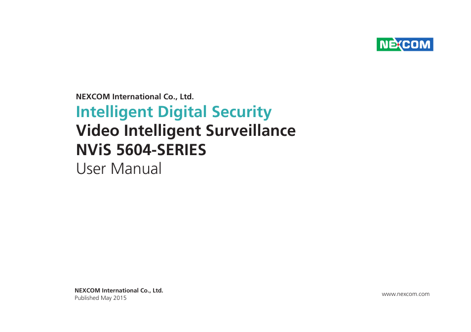 NEXCOM NViS 5604-i5 User Manual | 73 pages