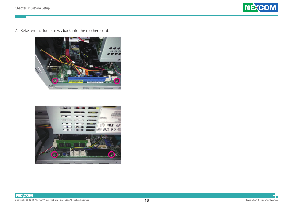 NEXCOM NViS 5604-i5 User Manual | Page 32 / 73