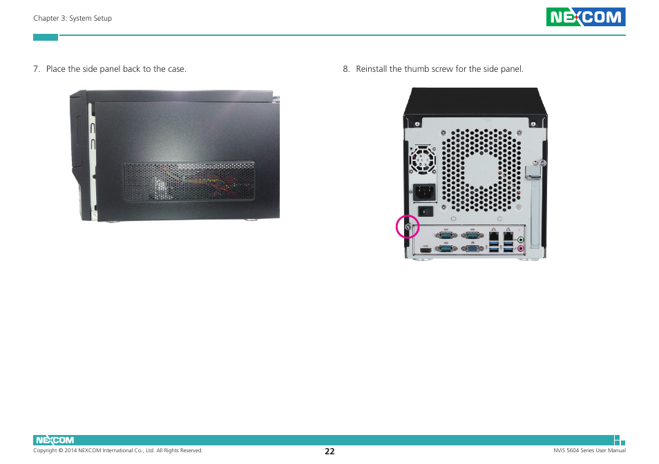 NEXCOM NViS 5604-i5 User Manual | Page 36 / 73