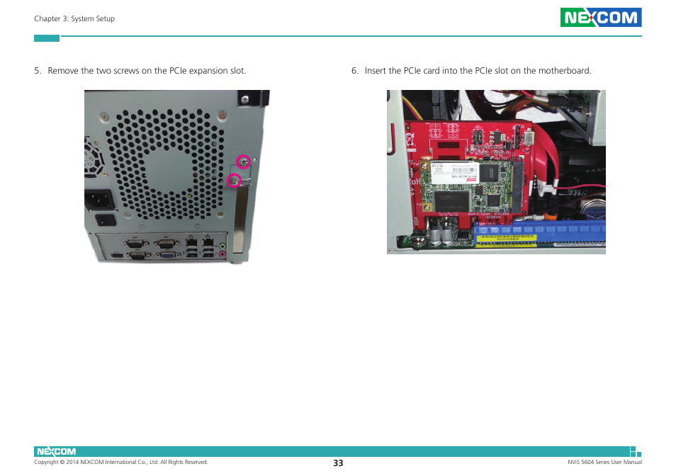NEXCOM NViS 5604-i5 User Manual | Page 47 / 73