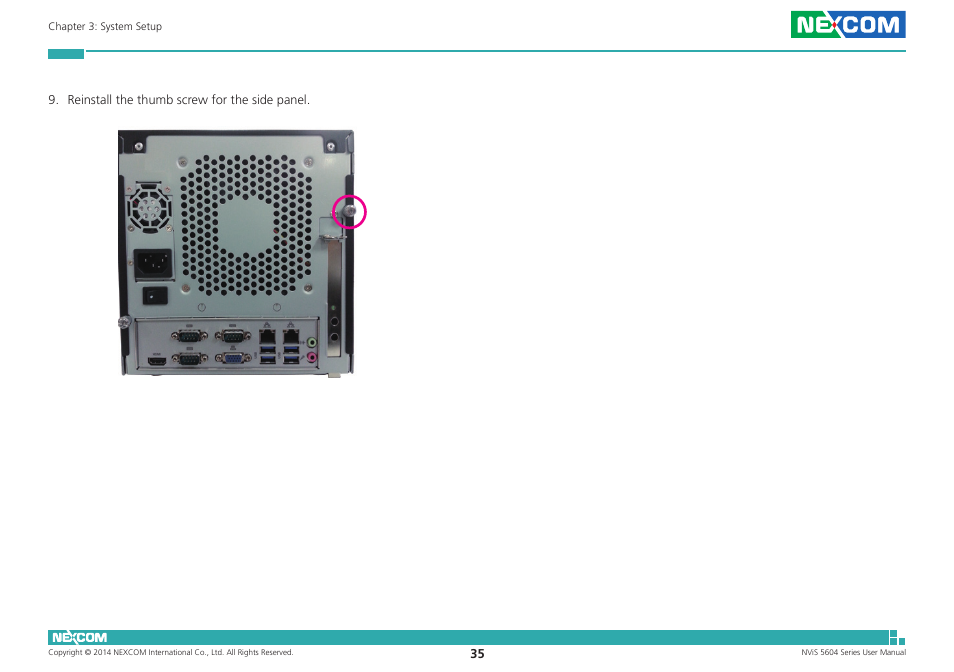 NEXCOM NViS 5604-i5 User Manual | Page 49 / 73