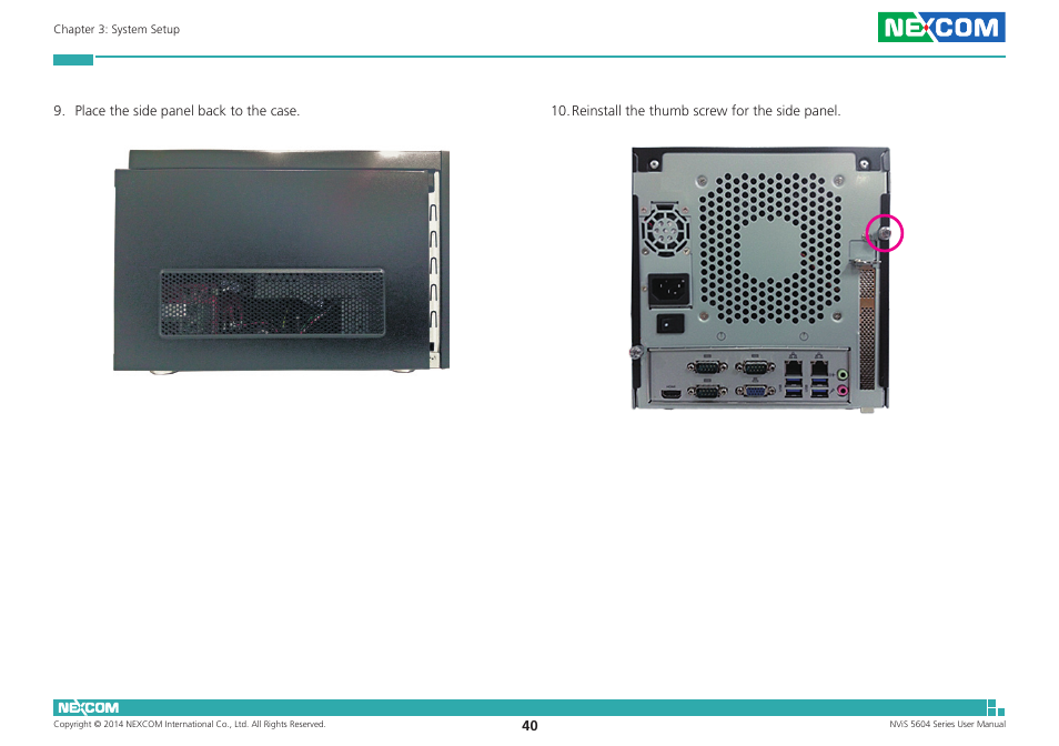 NEXCOM NViS 5604-i5 User Manual | Page 54 / 73