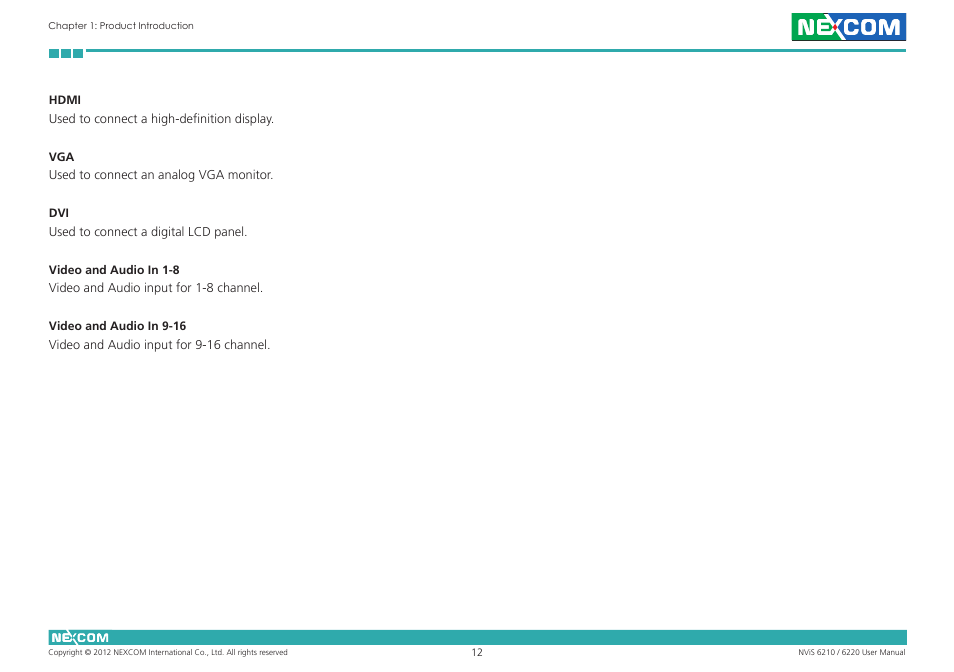 NEXCOM NViS 6220 User Manual | Page 25 / 79