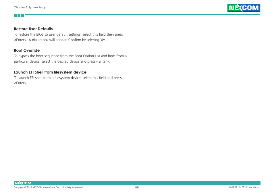 NEXCOM NViS 6220 User Manual | Page 79 / 79