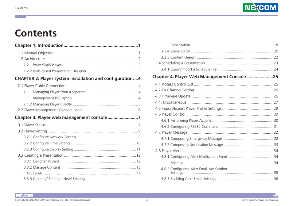 NEXCOM PDSP 0811 User Manual | Page 2 / 55