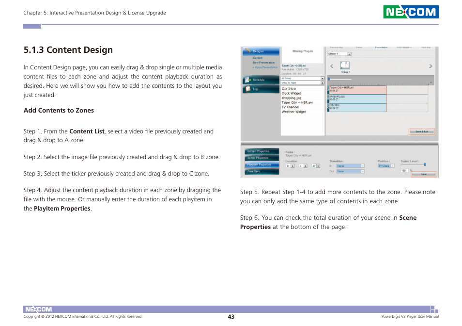 3 content design | NEXCOM PDSP 0811 User Manual | Page 46 / 55