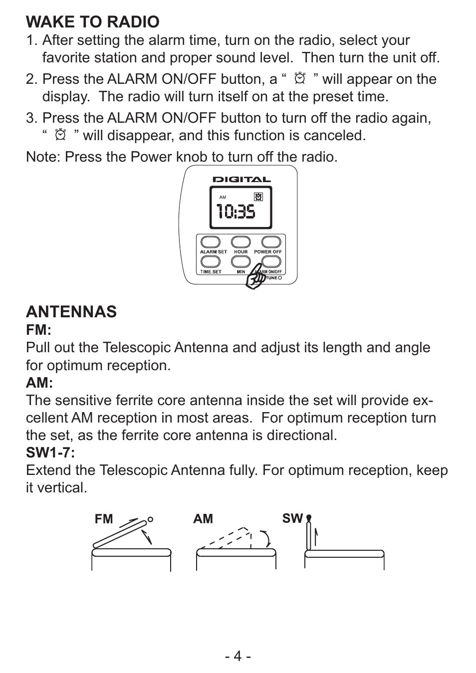 COBY CX-CB91 User Manual | Page 4 / 6