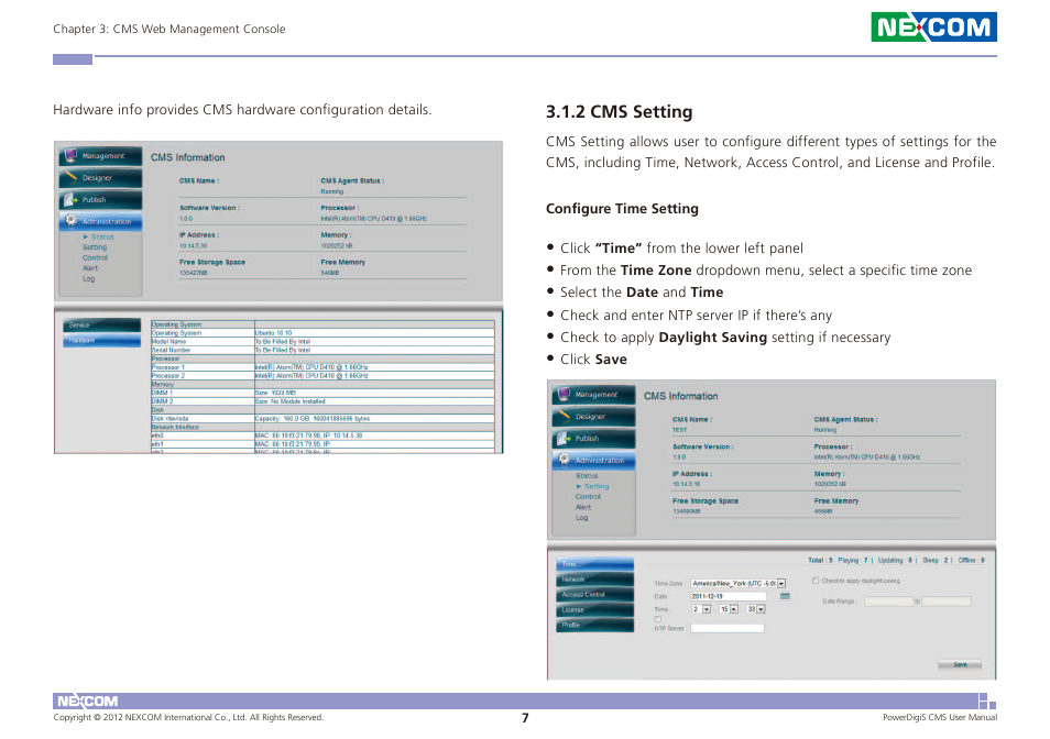 NEXCOM CMS 1100 User Manual | Page 10 / 56