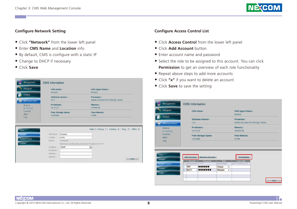 NEXCOM CMS 1100 User Manual | Page 11 / 56